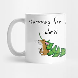 Shopping for my rabbit Mug